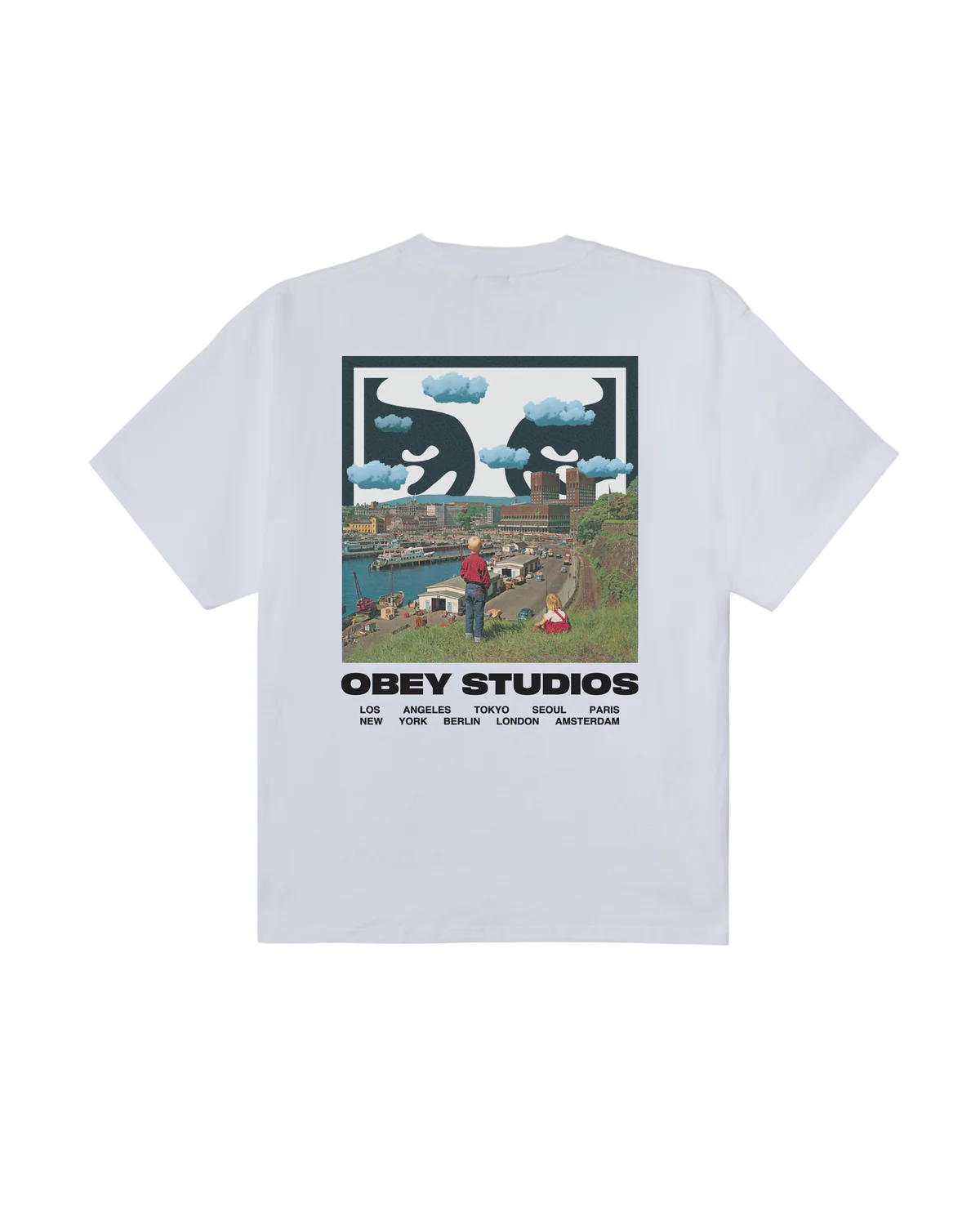OBEY SKY FACE WHITE