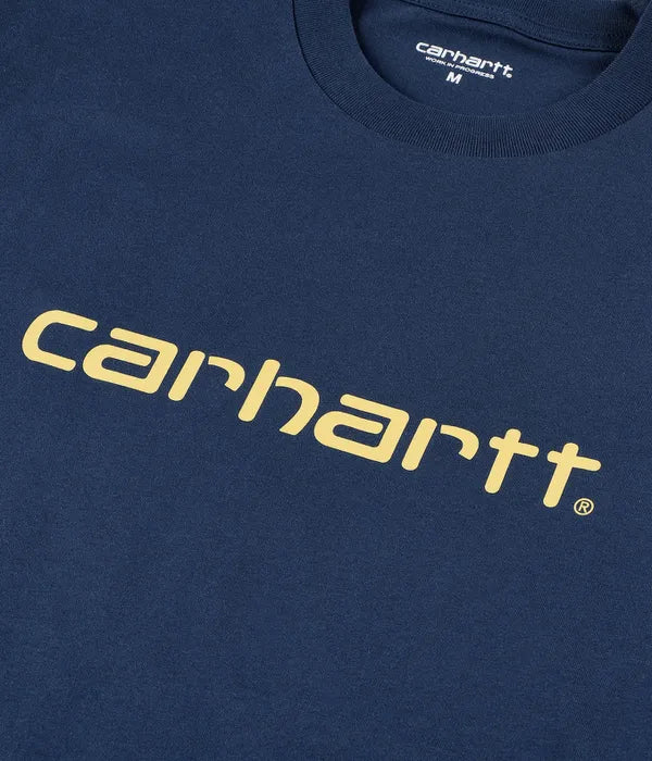 S/S Script T-Shirt Air Yellow