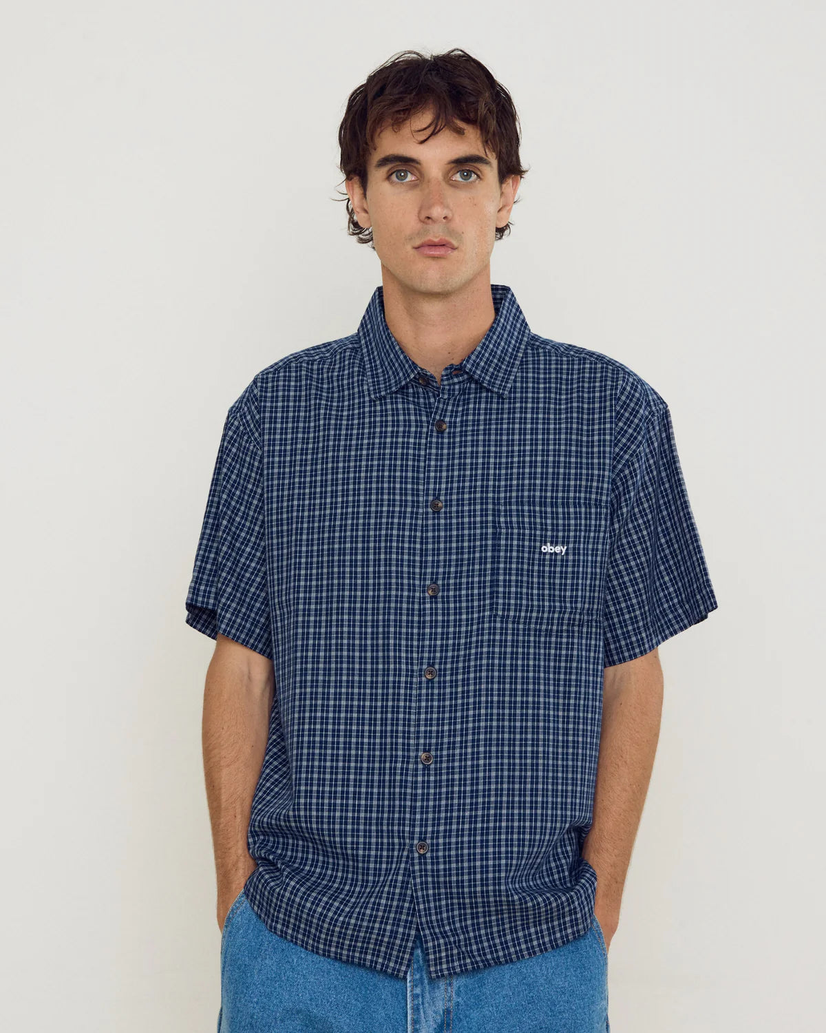 BIGWIG IAN WOVEN NAVY