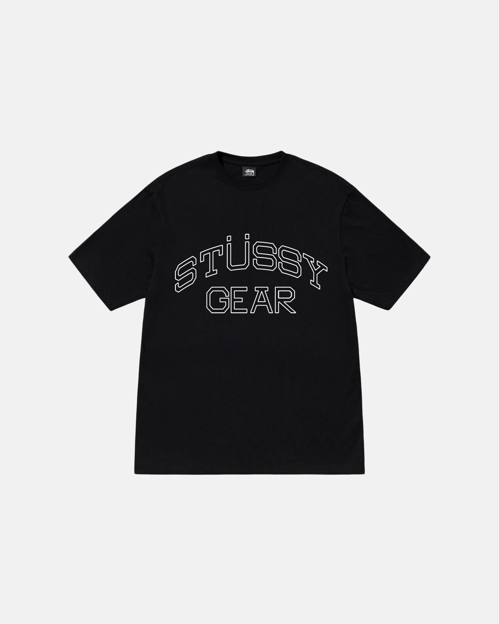 STUSSY GEAR TEE BLACK