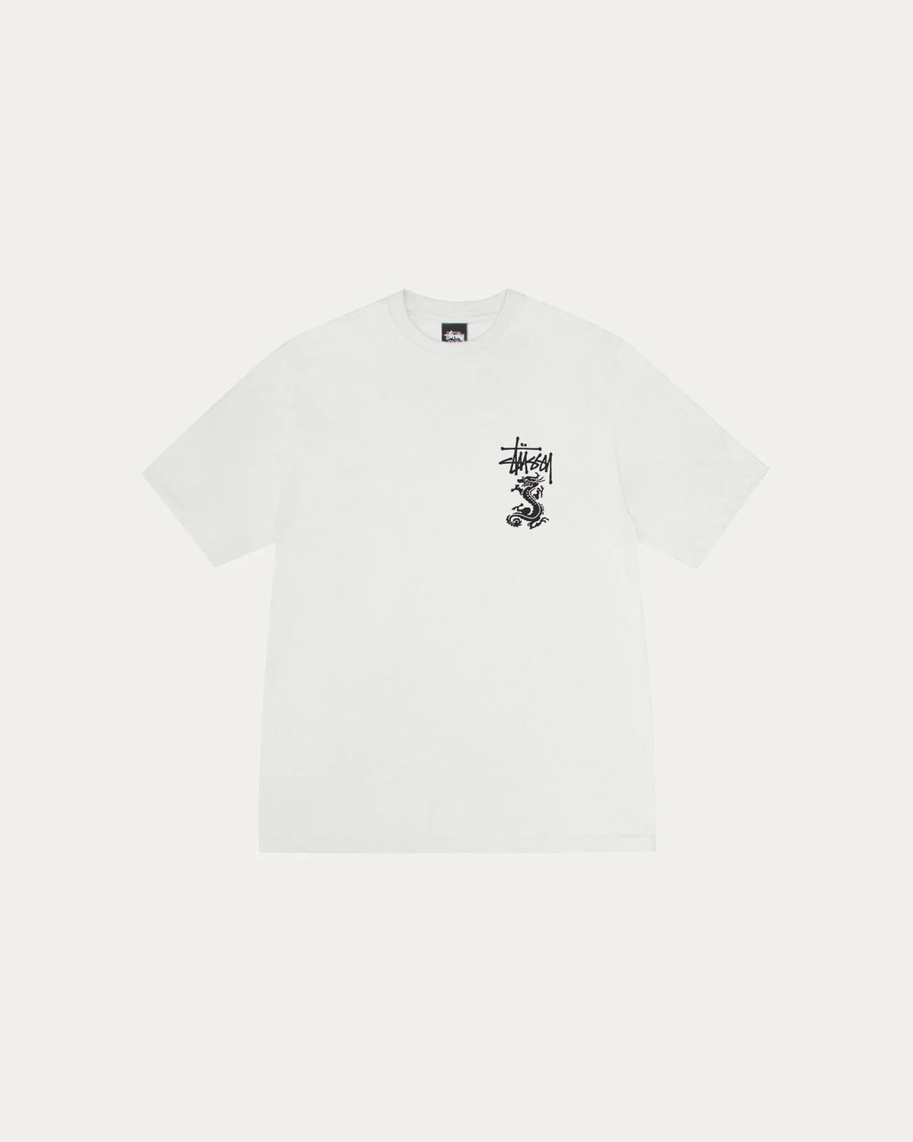 DOUBLE DRAGON PIG. DYED TEE NATURAL