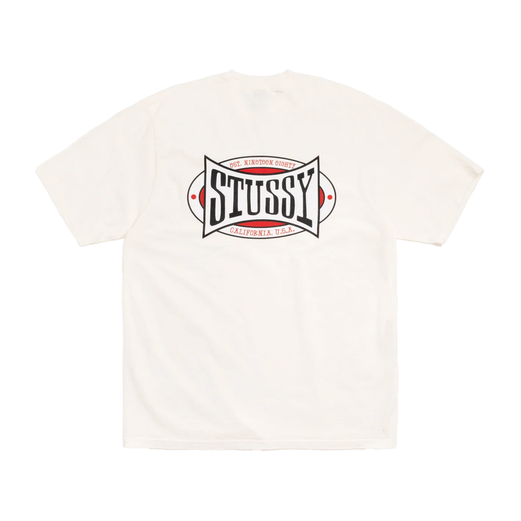 CHAMPION OVAL PIG. DYED TEE NATURAL