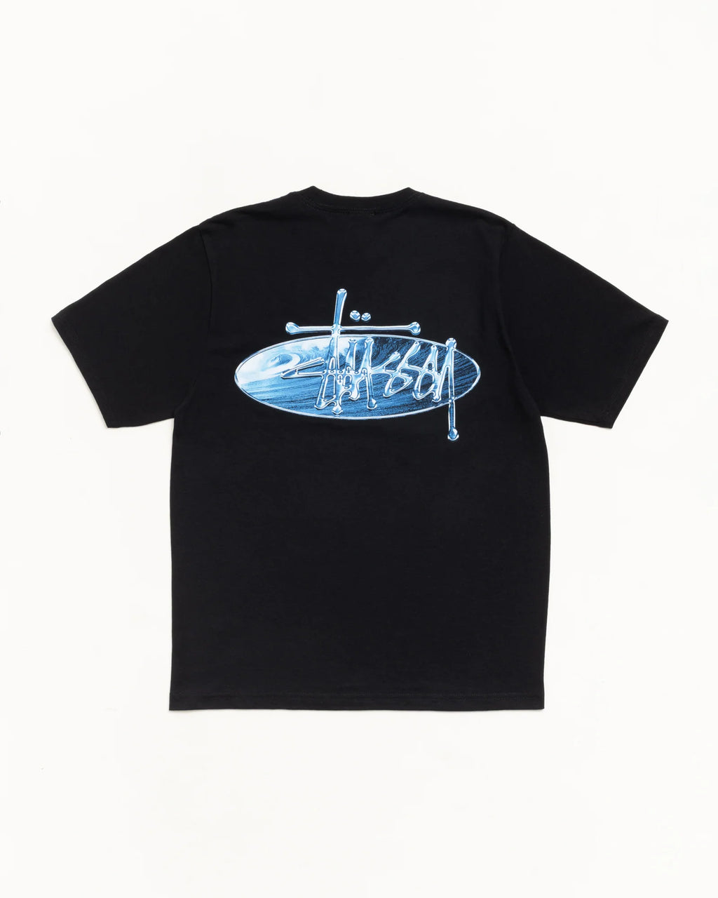 WAVE OVAL TEE BLACK