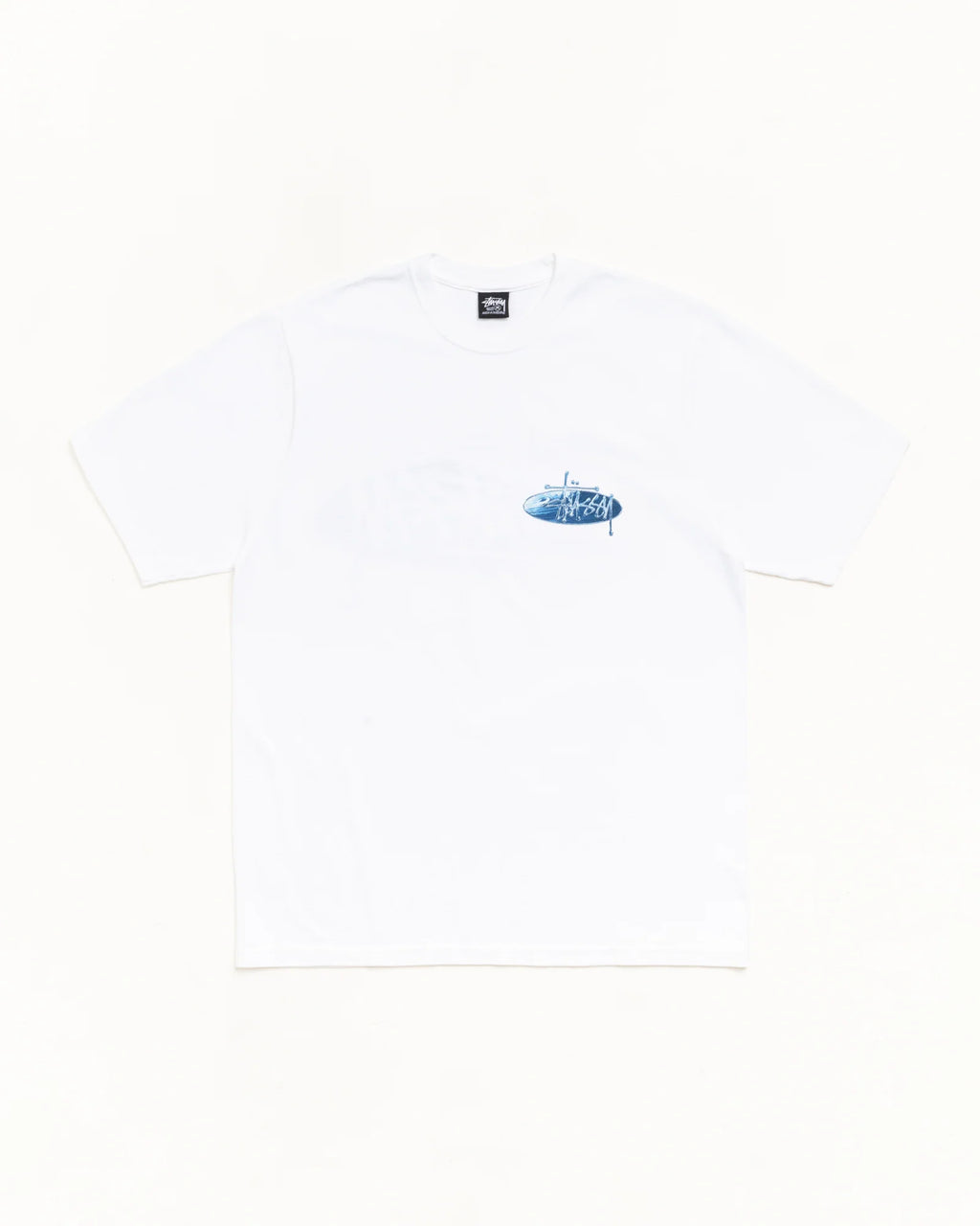 WAVE OVAL TEE WHITE