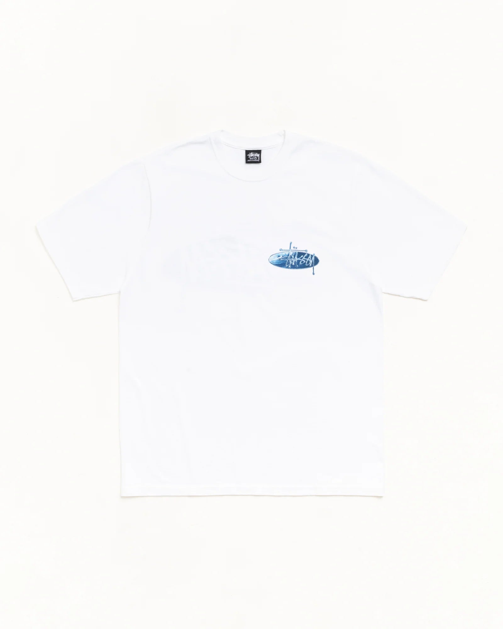 WAVE OVAL TEE WHITE