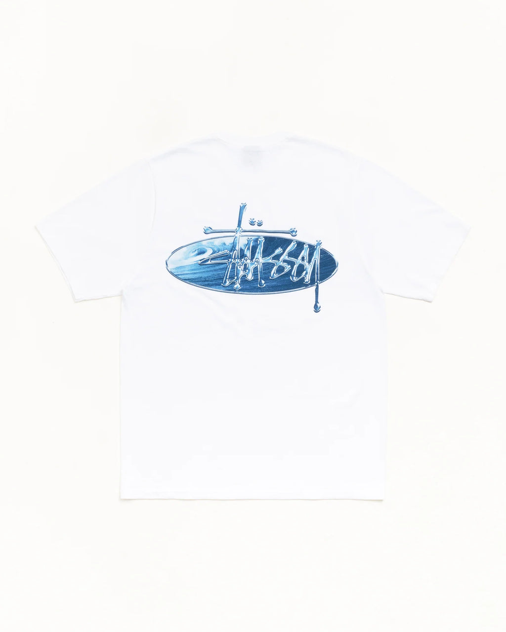 WAVE OVAL TEE WHITE