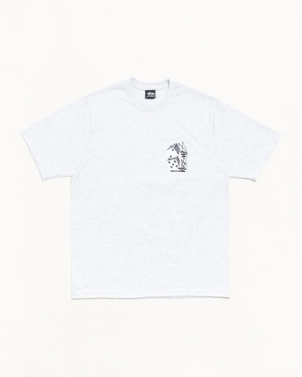 TALL DICE TEE ASH HEATHER