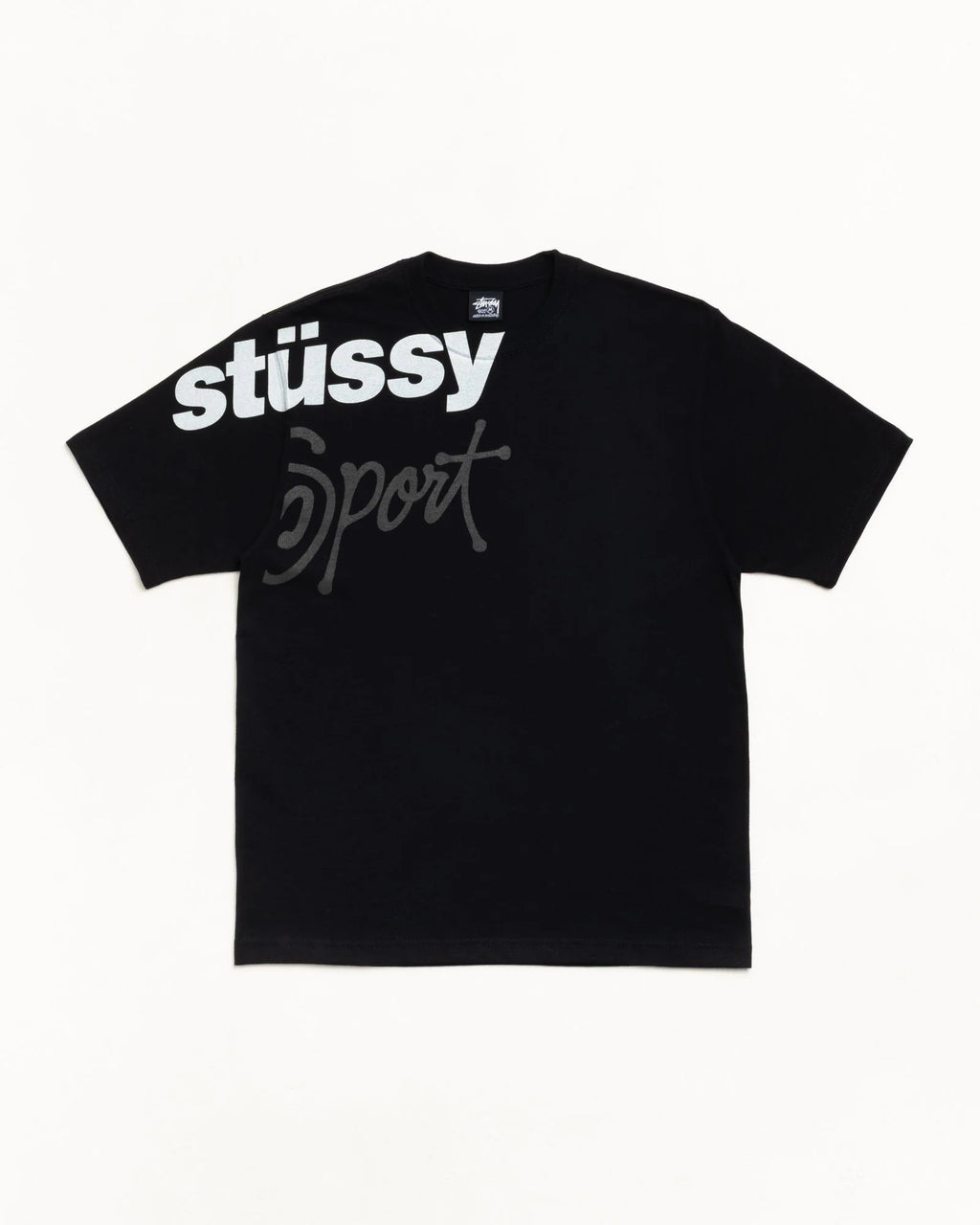 STUSSY SPORT TEE BLACK