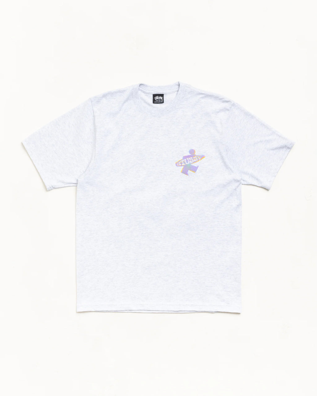DOT SURF TEE ASH HEATHER