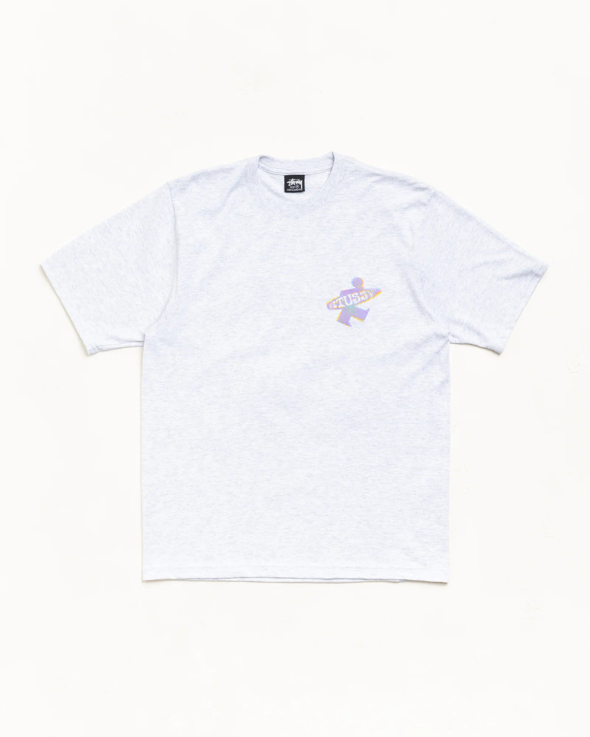 DOT SURF TEE ASH HEATHER