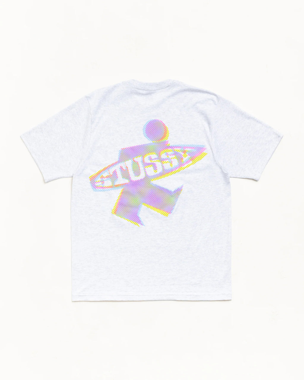 DOT SURF TEE ASH HEATHER