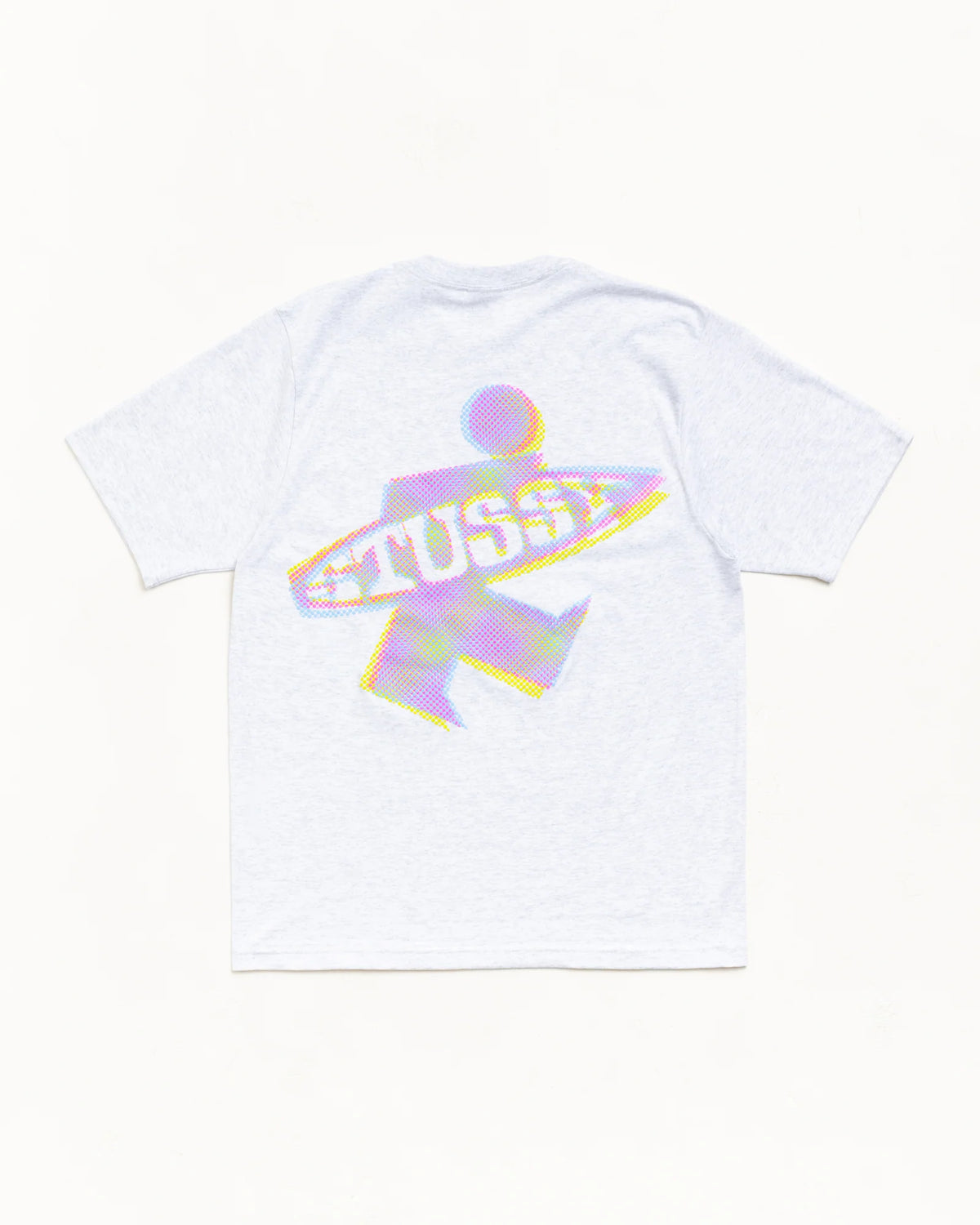 DOT SURF TEE ASH HEATHER