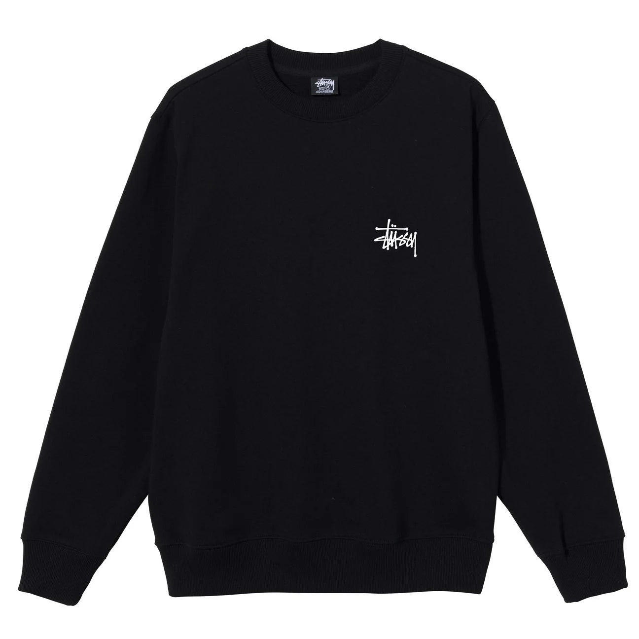 BASIC STUSSY CREW BLACK