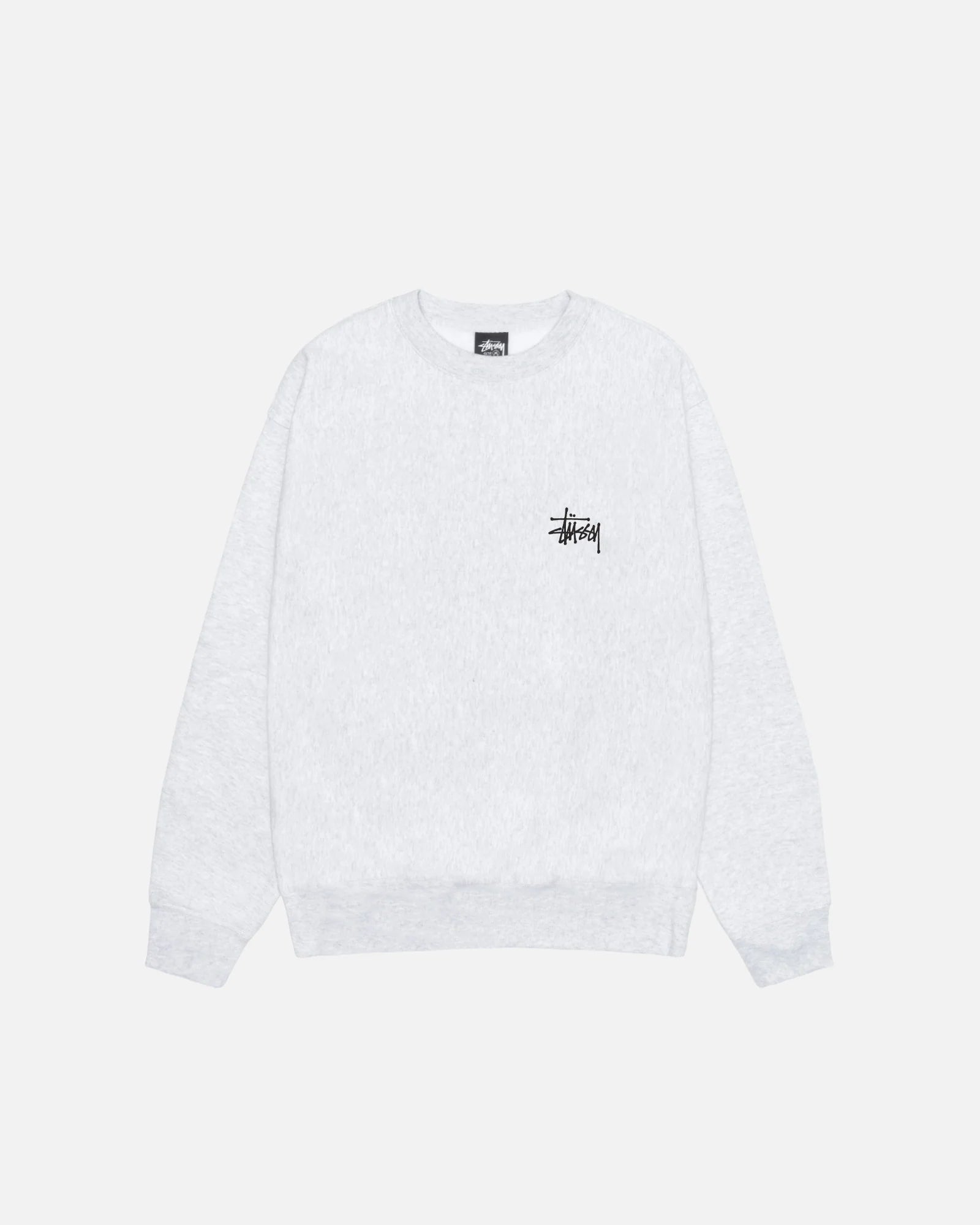 BASIC STUSSY CREW ASH HEATHER