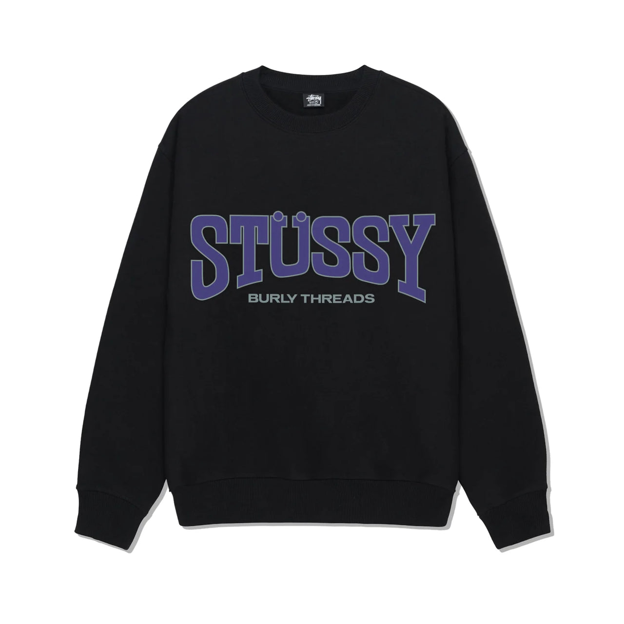 BURLY THREADS CREW BLACK