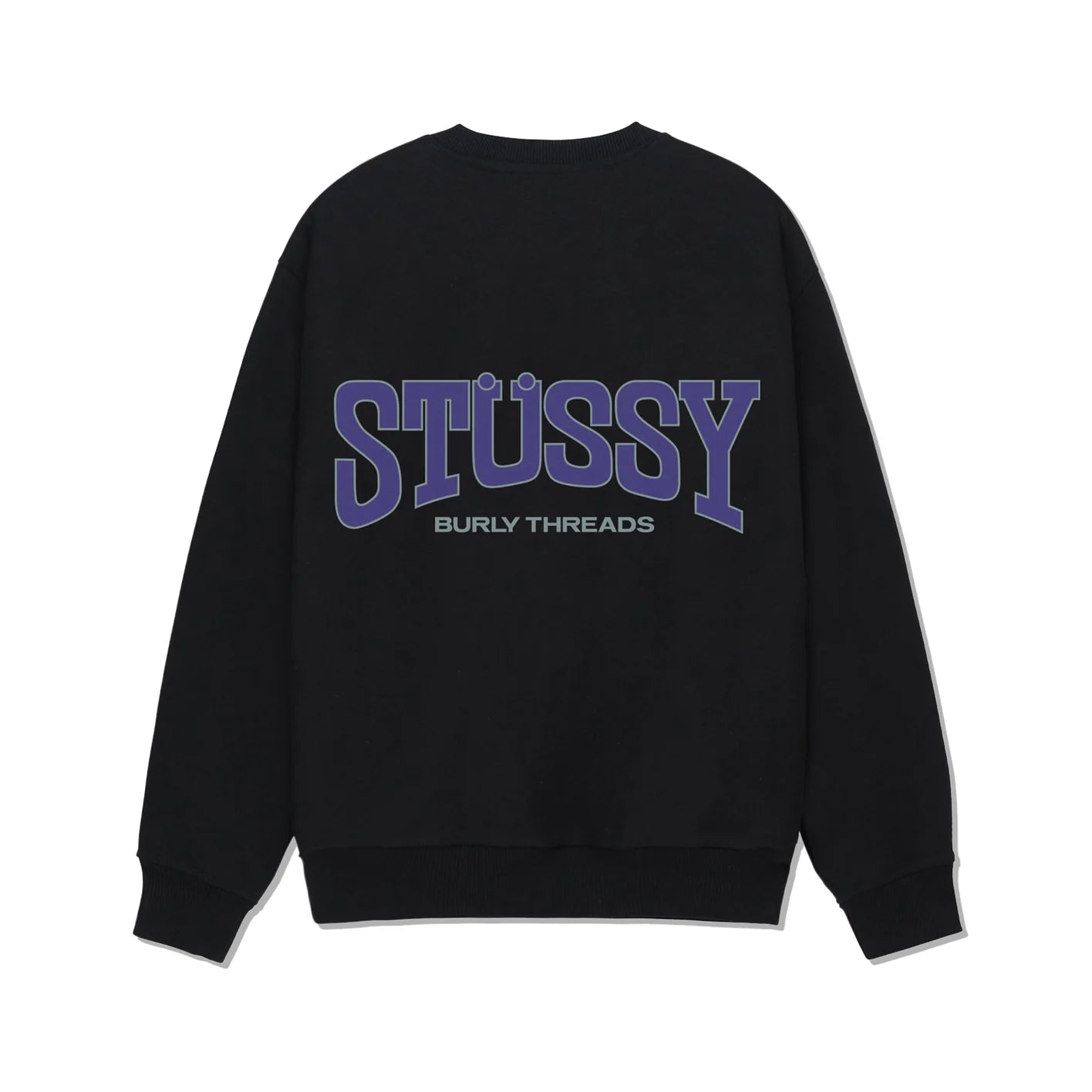 BURLY THREADS CREW BLACK