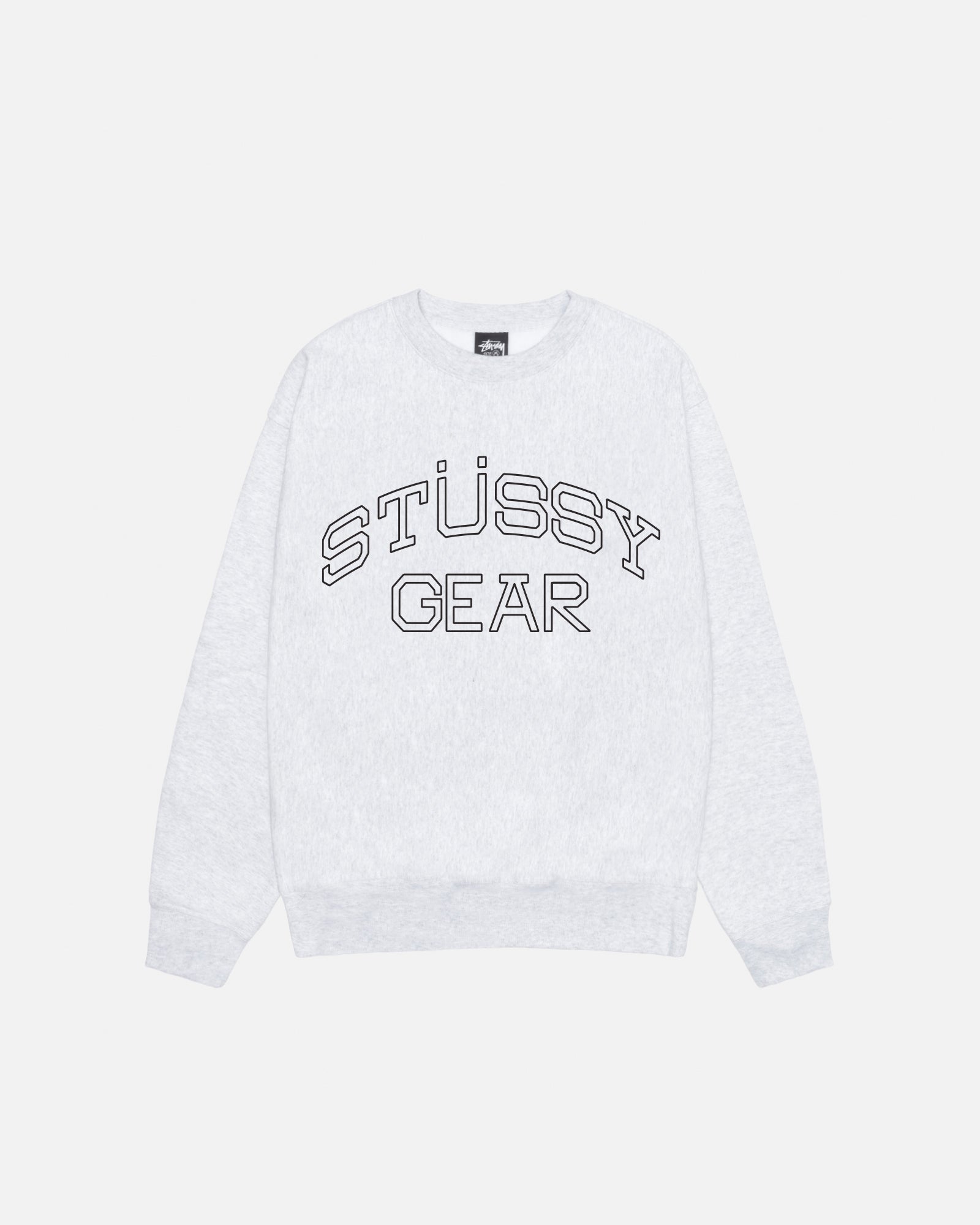 STUSSY GEAR CREW ASH HEATHER