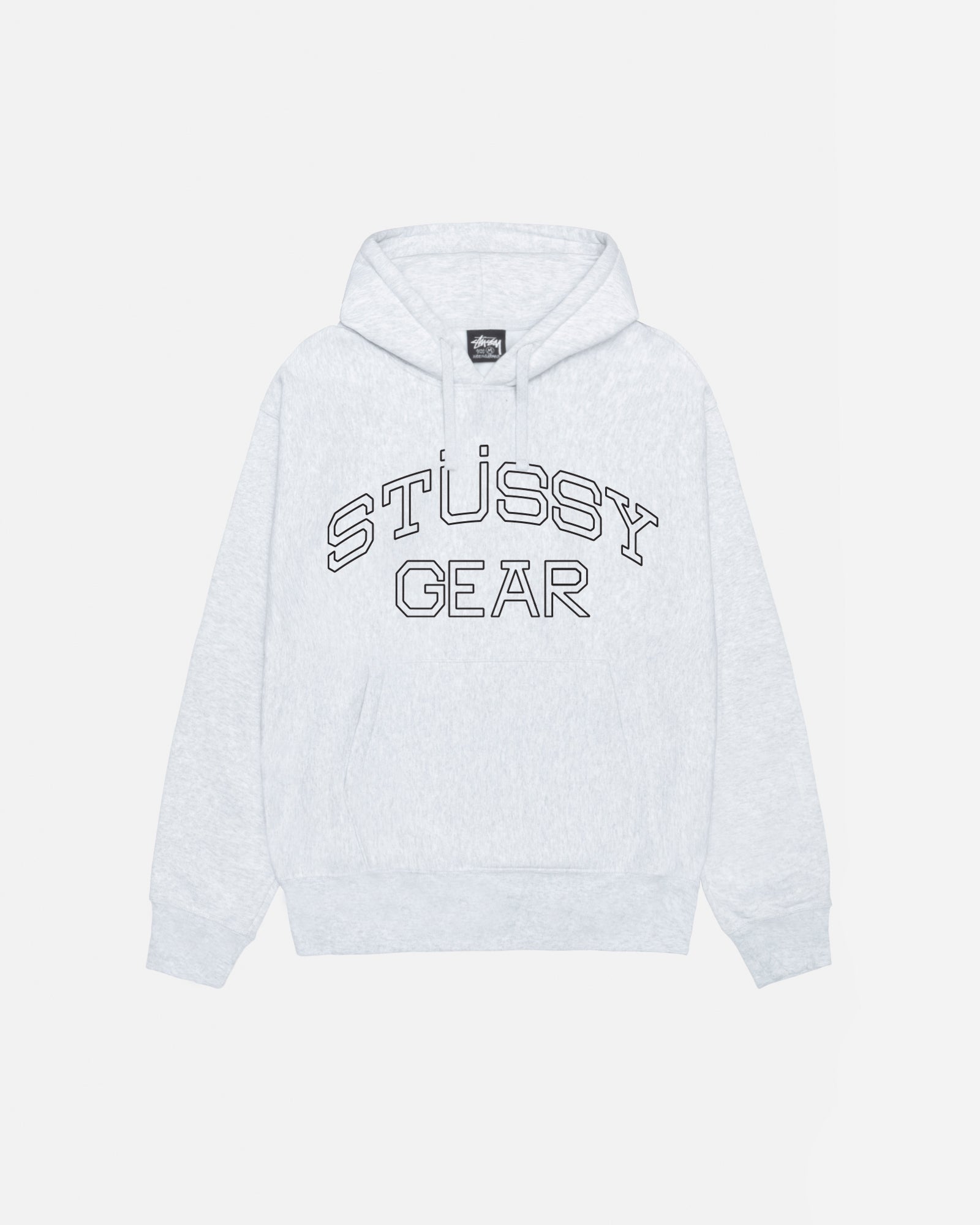 STUSSY GEAR HOOD ASH HEATHER