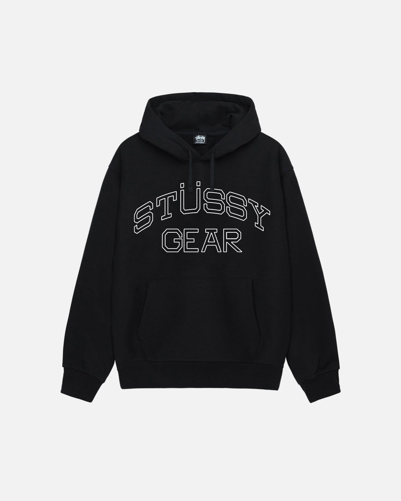 STUSSY GEAR HOOD BLACK