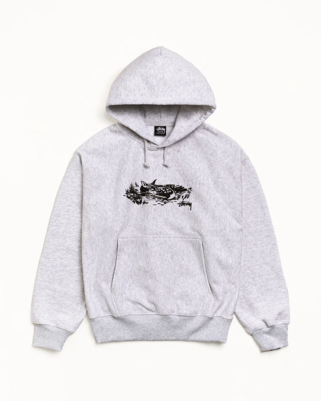 FAWN HOOD ASH HEATHER