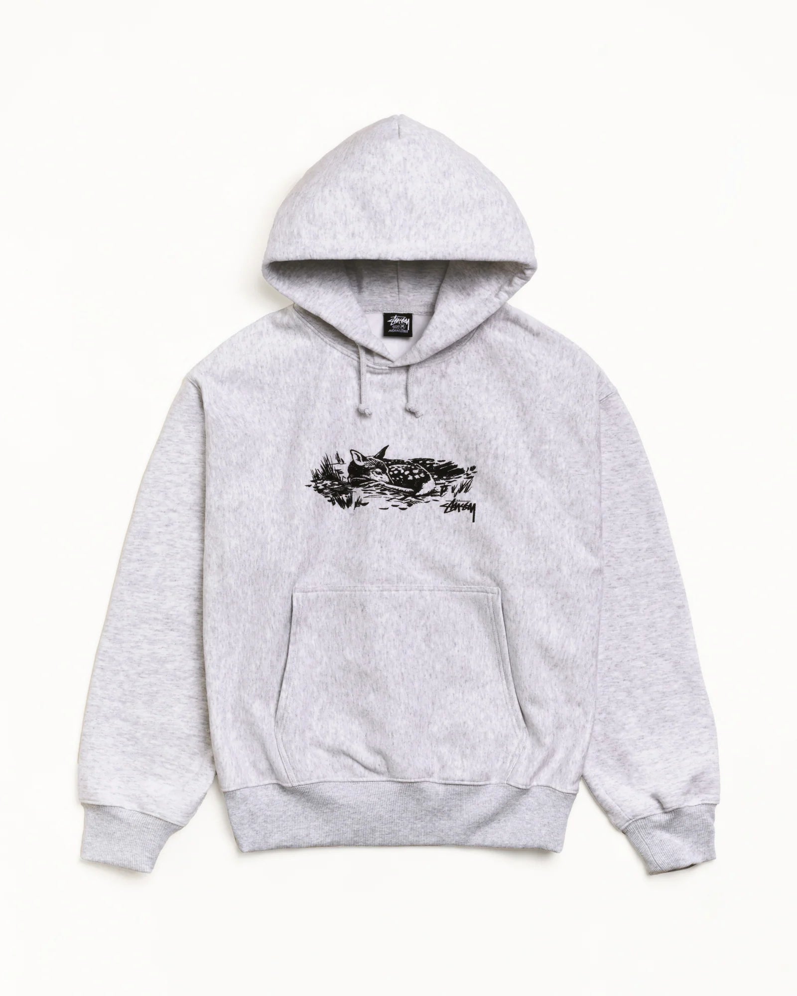 FAWN HOOD ASH HEATHER