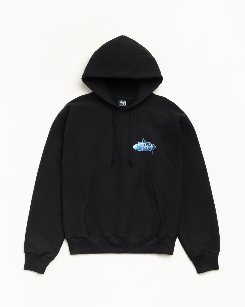 WAVE OVAL HOOD BLACK