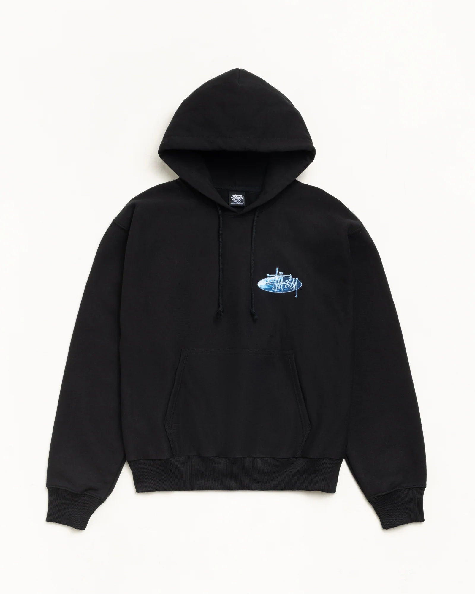 WAVE OVAL HOOD BLACK