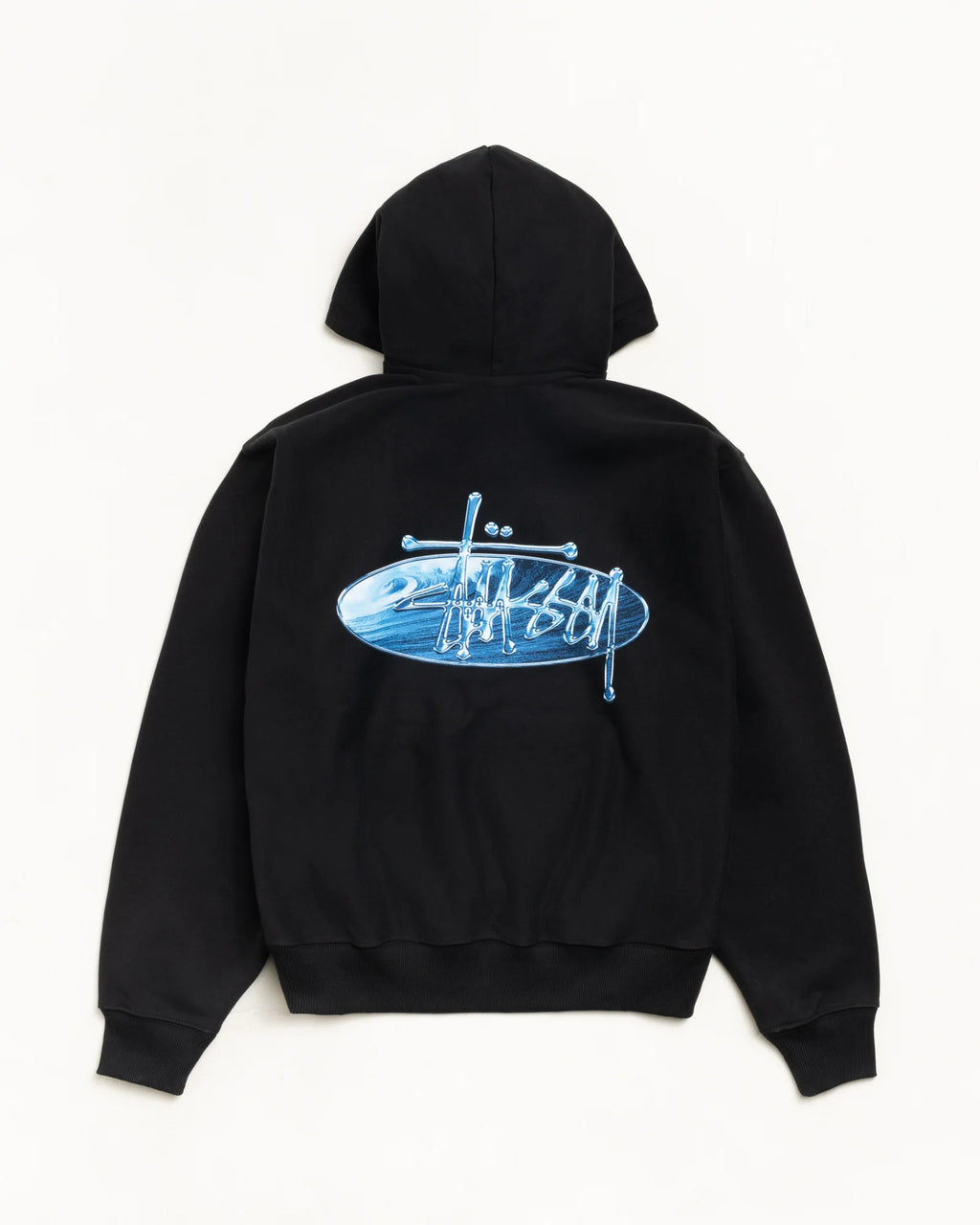 WAVE OVAL HOOD BLACK