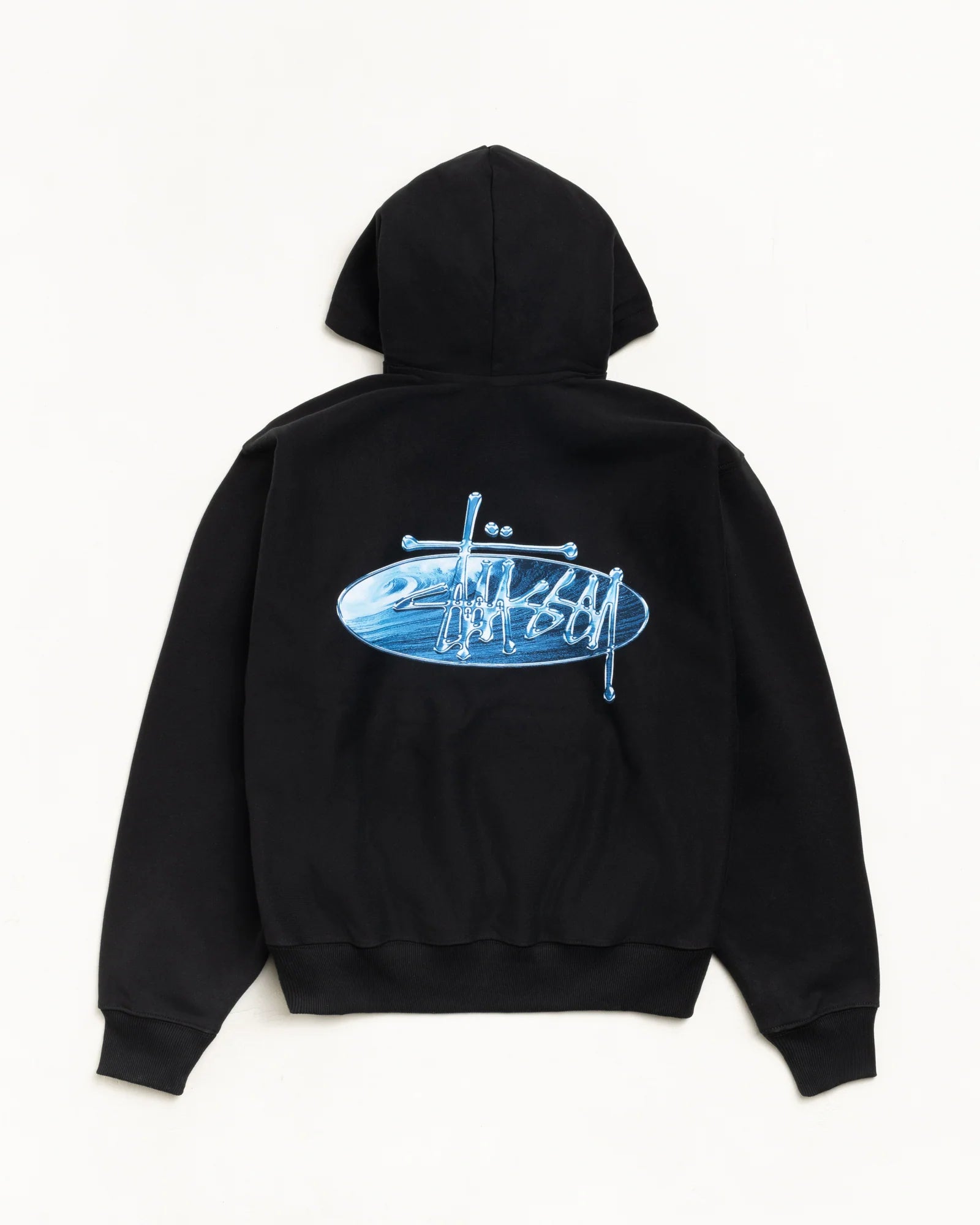 WAVE OVAL HOOD BLACK