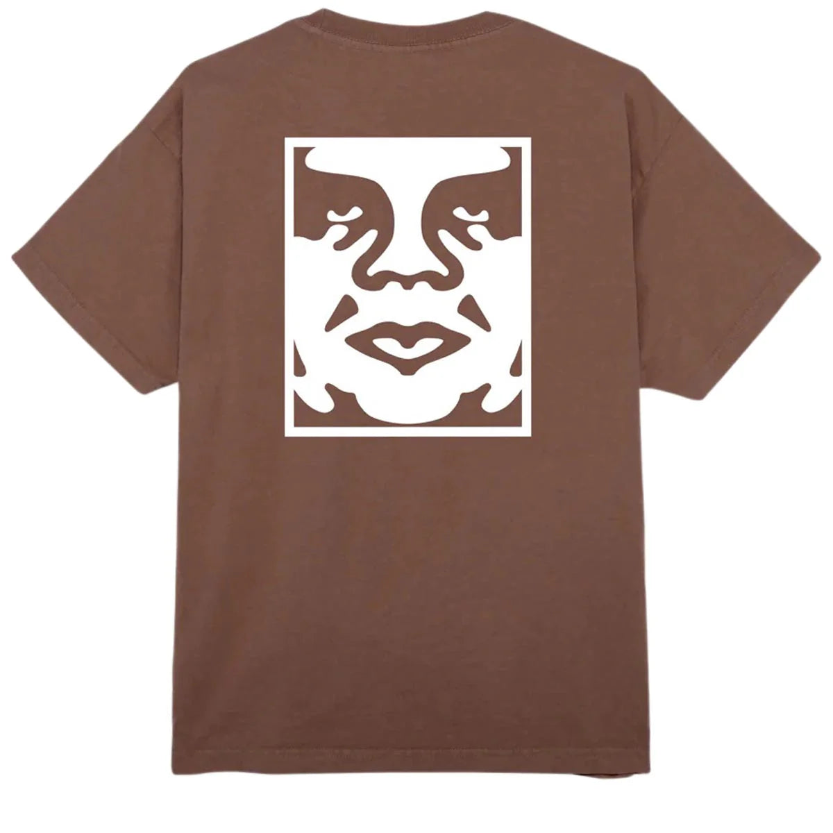 OBEY BOLD ICON HEAVYWEIGHT SEPIA TEE