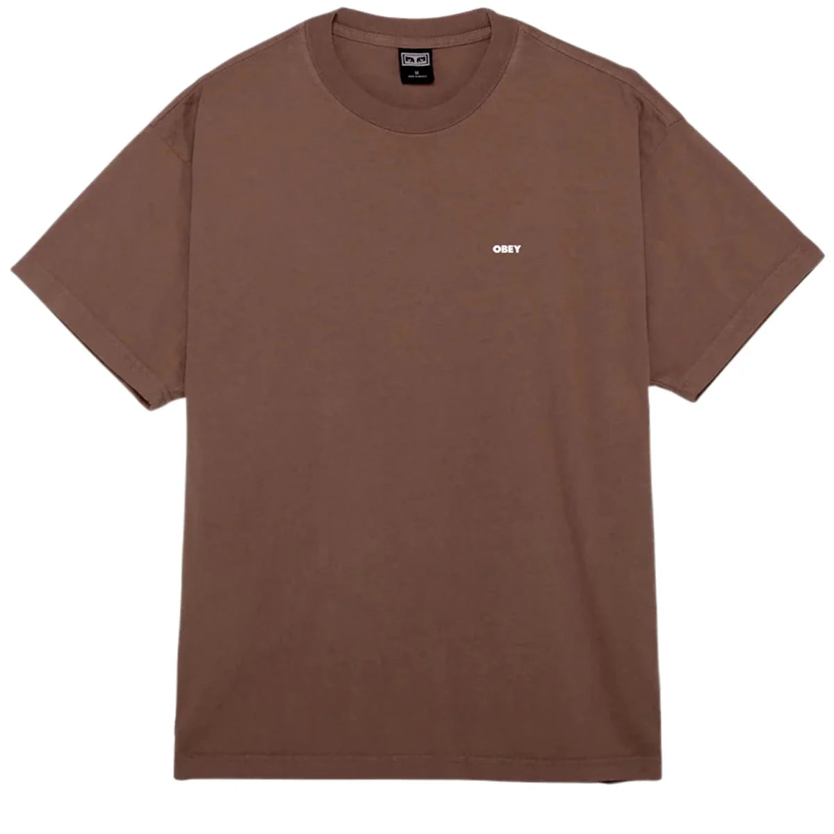 OBEY BOLD ICON HEAVYWEIGHT SEPIA TEE