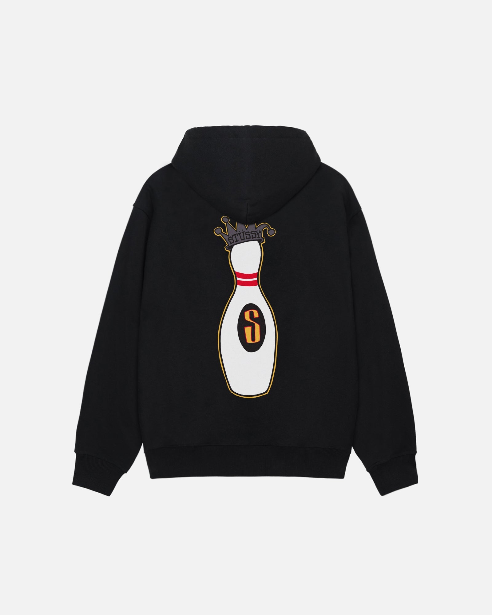 KINGPIN ZIP HOOD BLACK