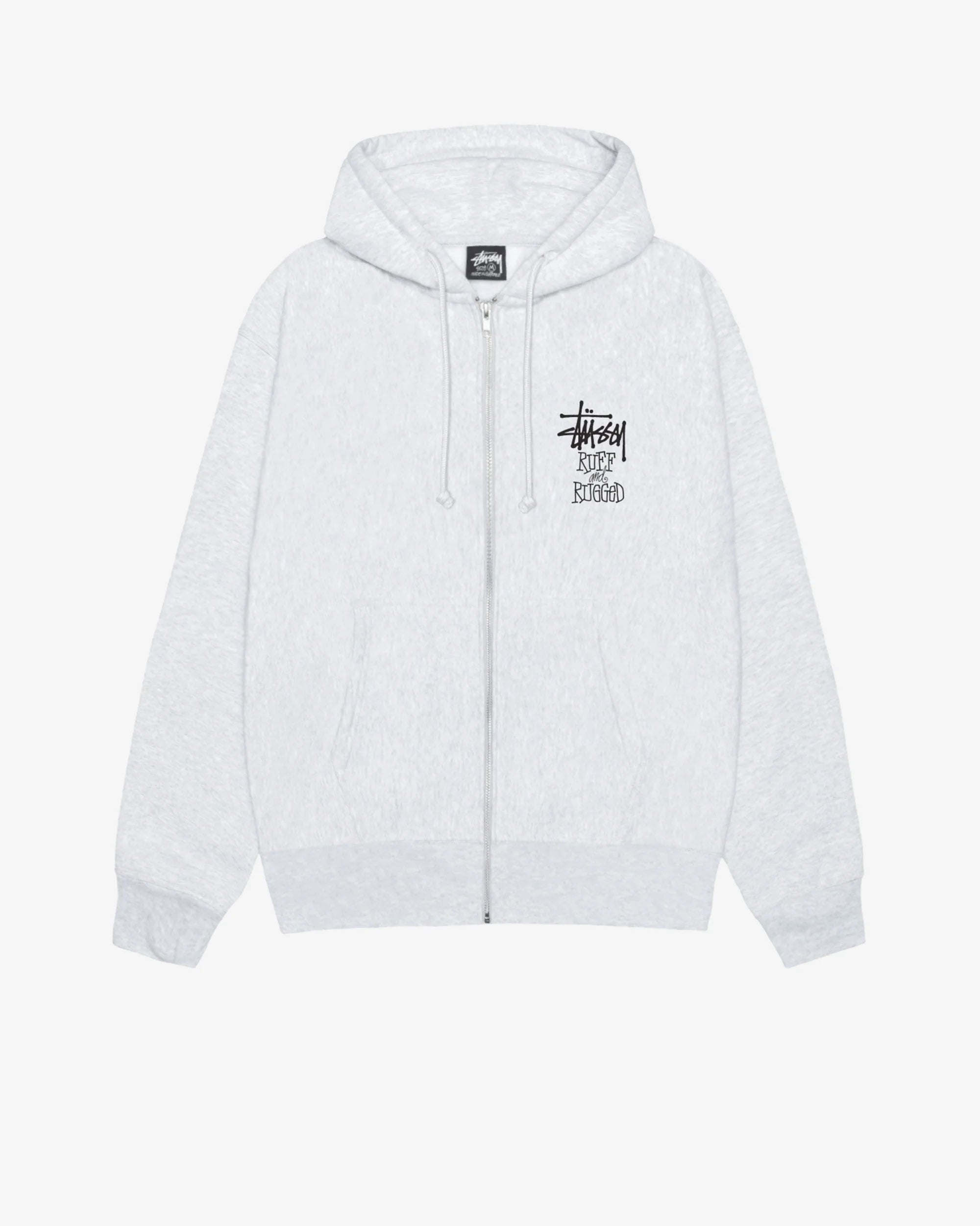 WELL SUITED ZIP HOOD ASH HEATHER