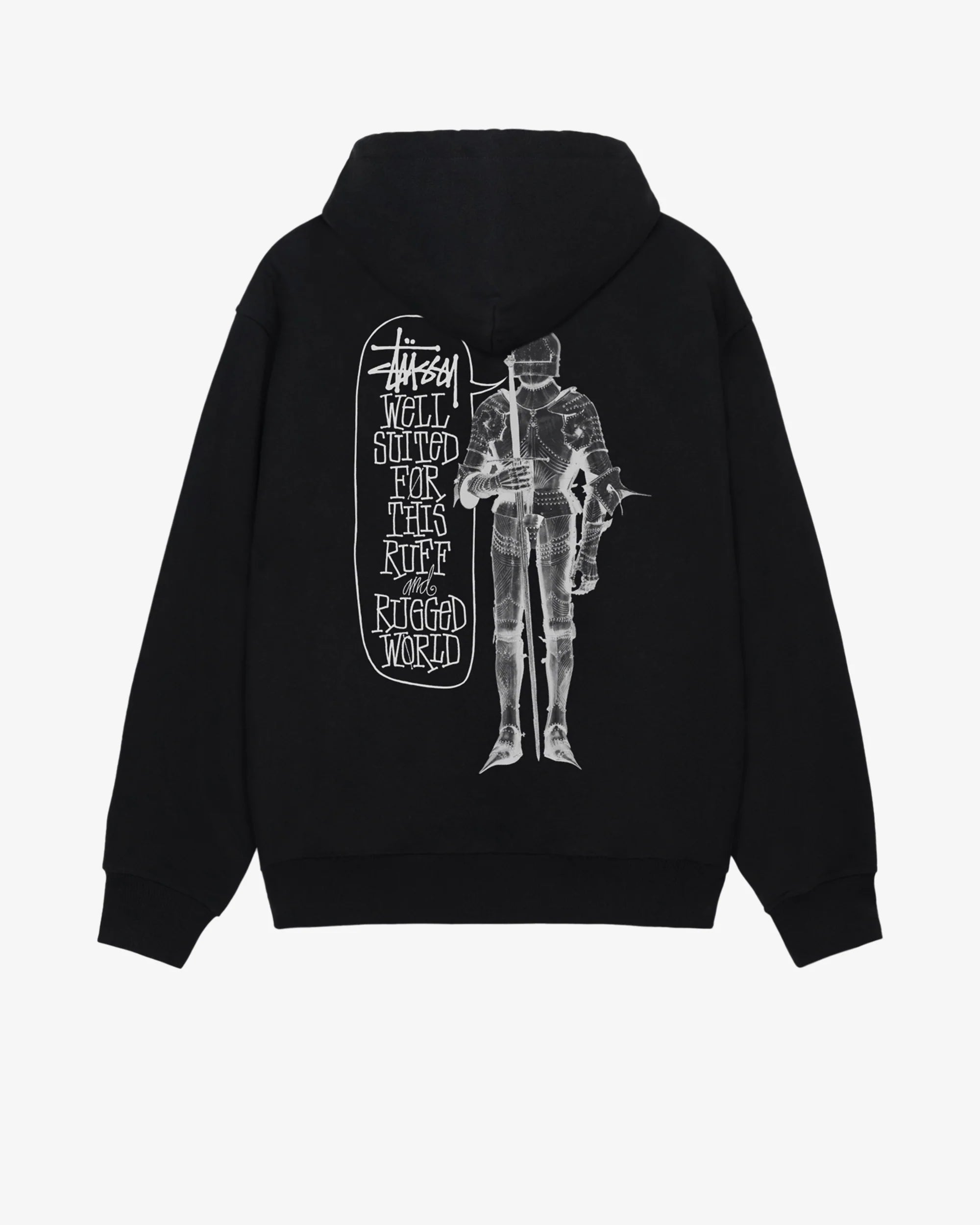 WELL SUITED ZIP HOOD BLACK