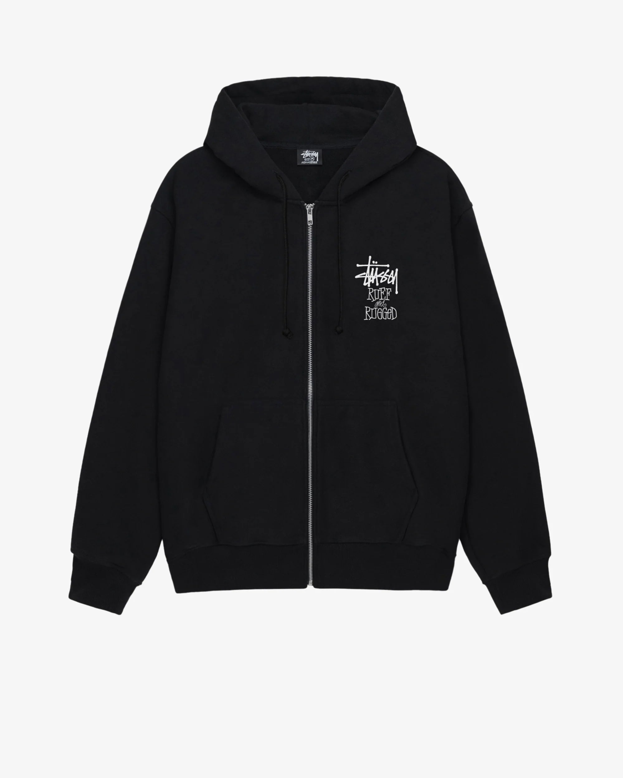 WELL SUITED ZIP HOOD BLACK