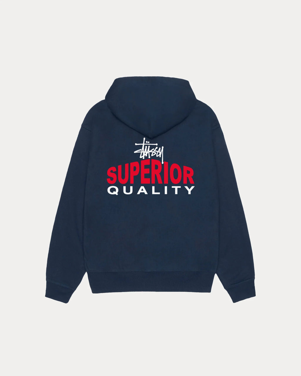 SUPERIOR QUALITY ZIP HOOD NAVY