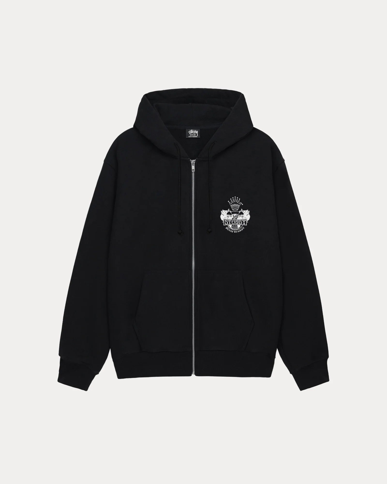 BUILT TO LAST ZIP HOOD BLACK