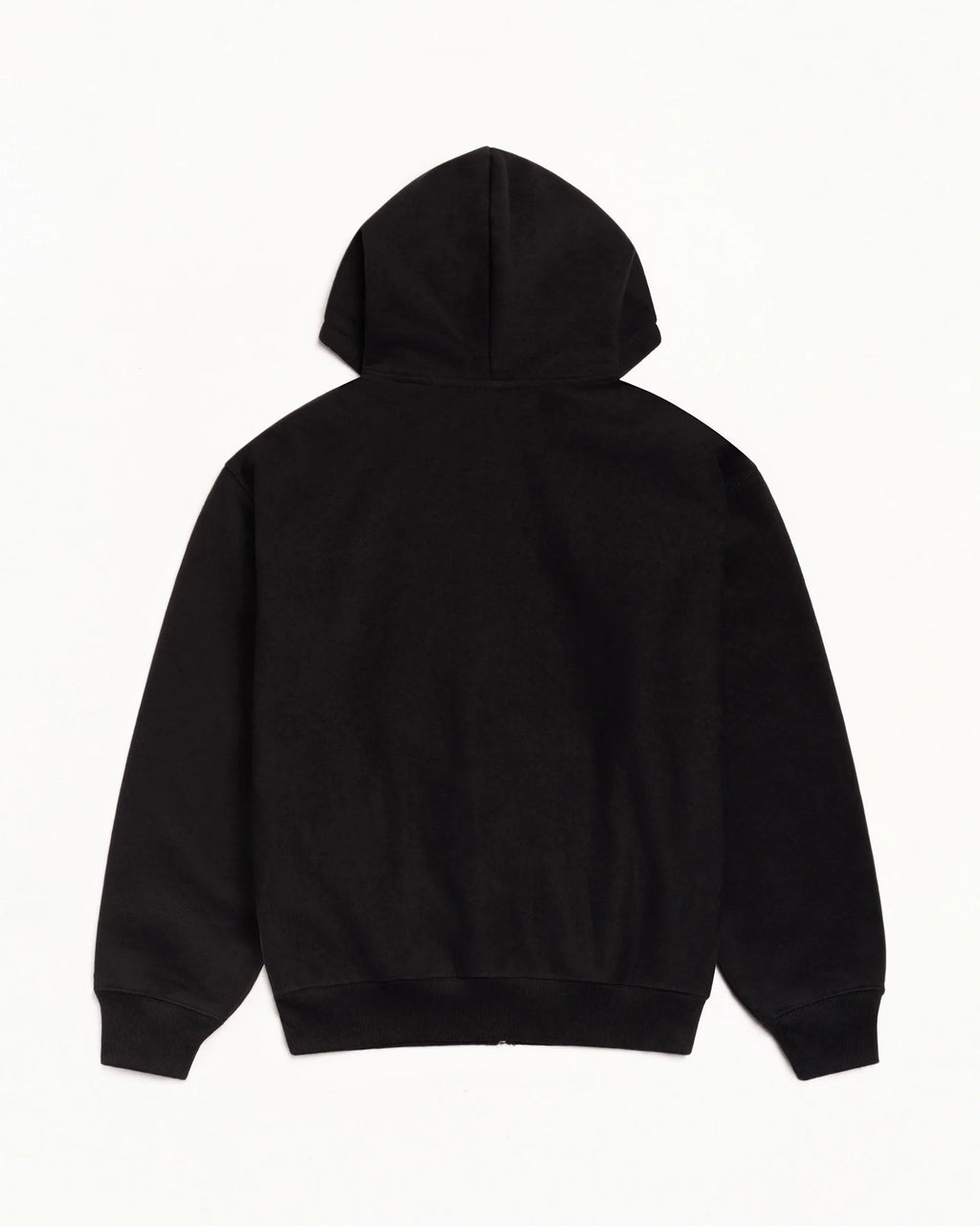 MIRROR ZIP HOOD BLACK