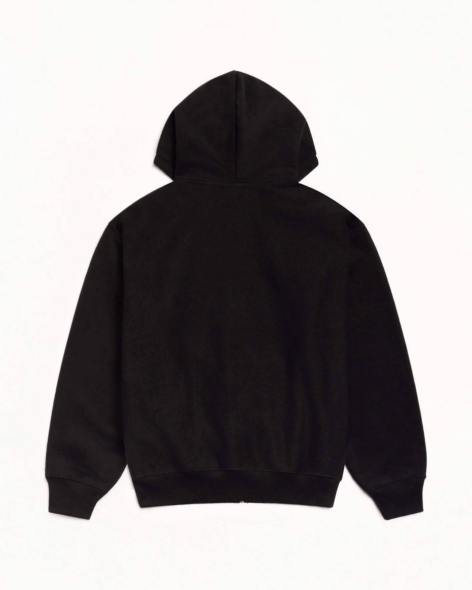 MIRROR ZIP HOOD BLACK