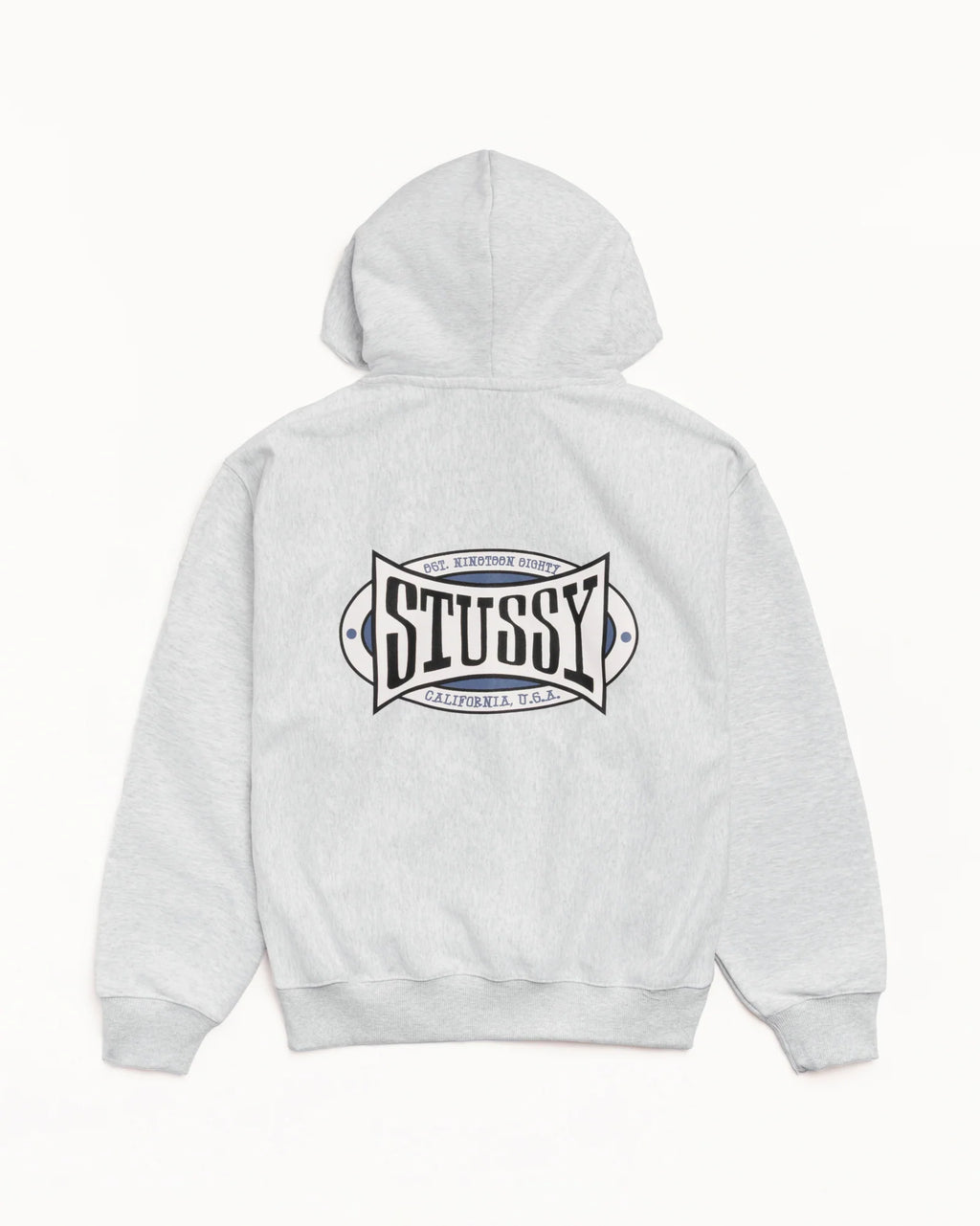 CHAMPION OVAL ZIP HOOD ASH HEATHER