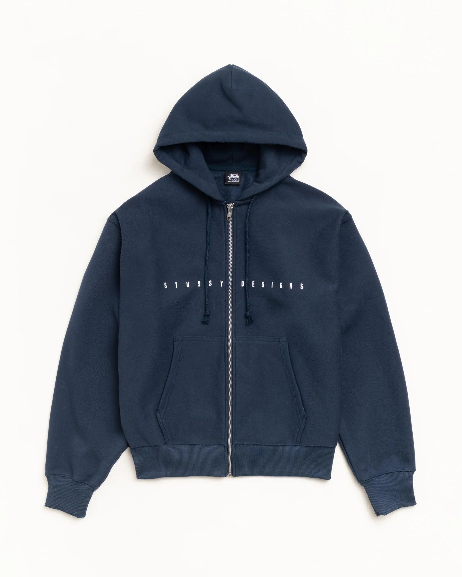 S BOX ZIP HOOD NAVY