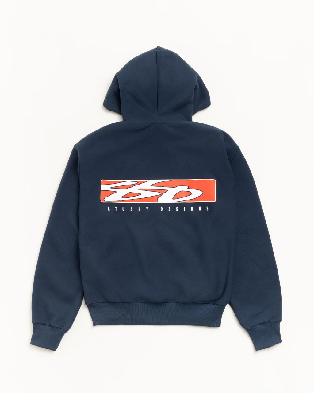 S BOX ZIP HOOD NAVY