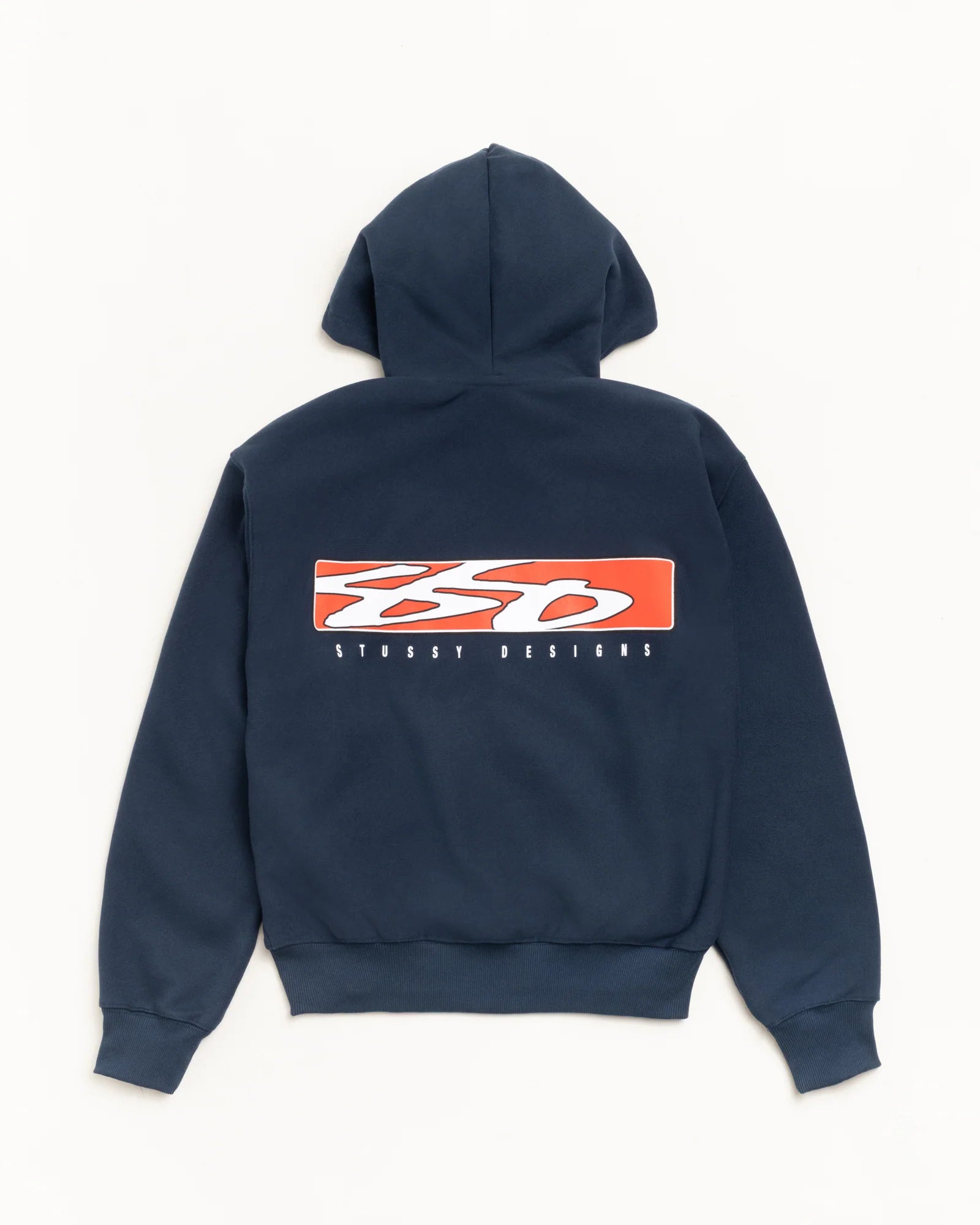 S BOX ZIP HOOD NAVY