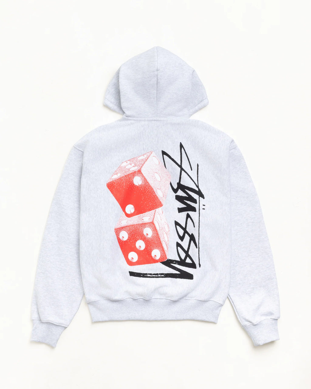 TALL DICE ZIP HOOD ASH HEATHER