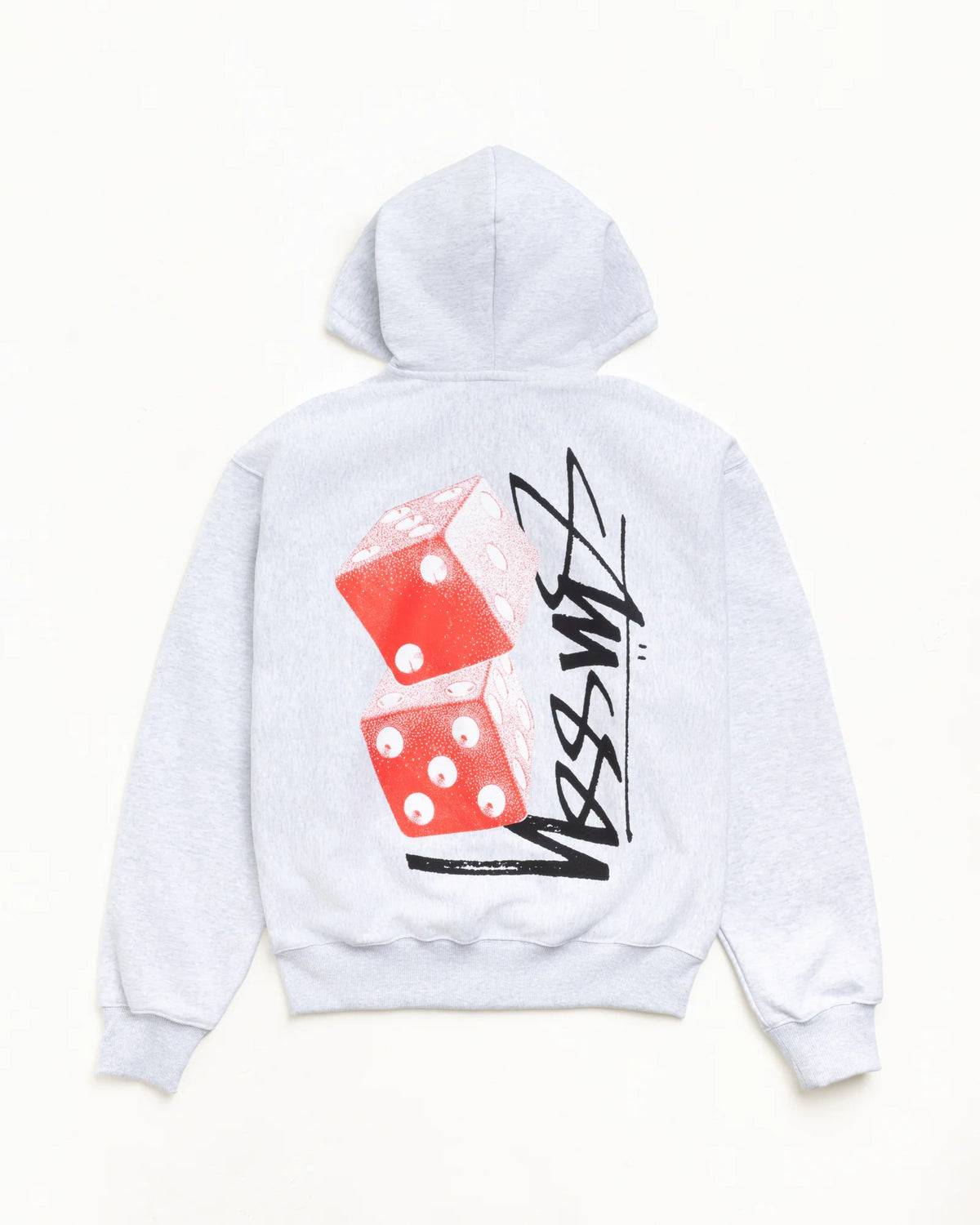 TALL DICE ZIP HOOD ASH HEATHER