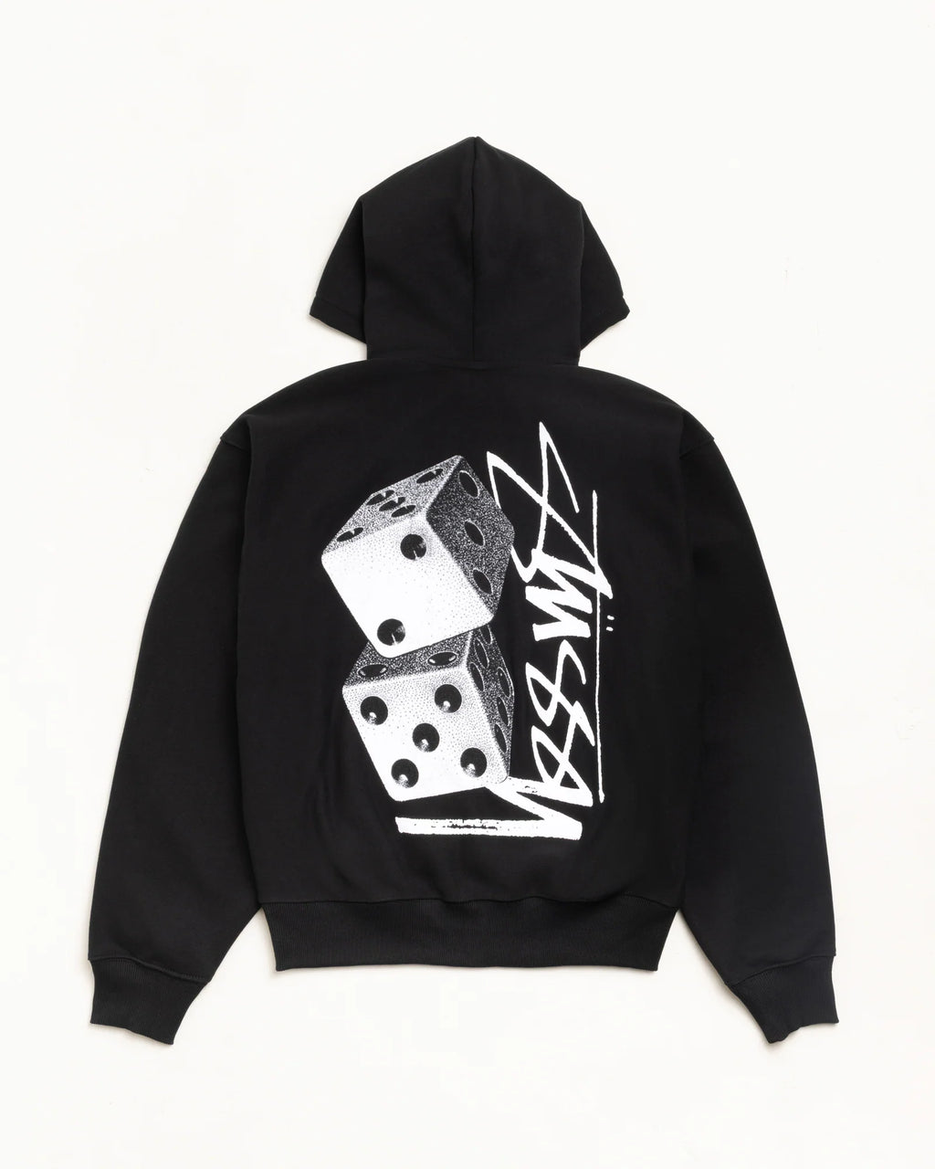 TALL DICE ZIP HOOD BLACK
