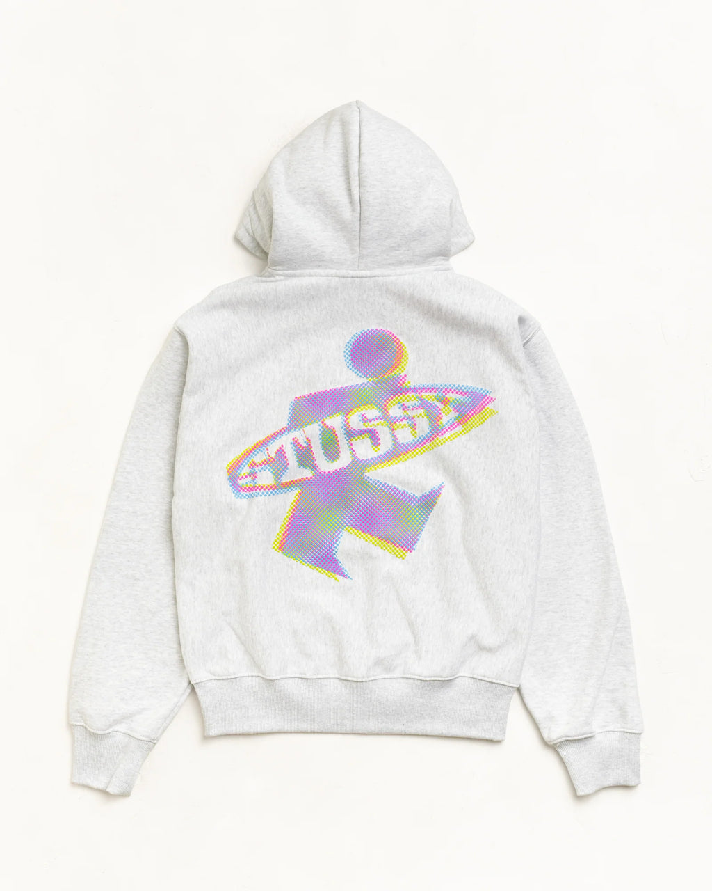 DOT SURF ZIP HOOD ASH HEATHER