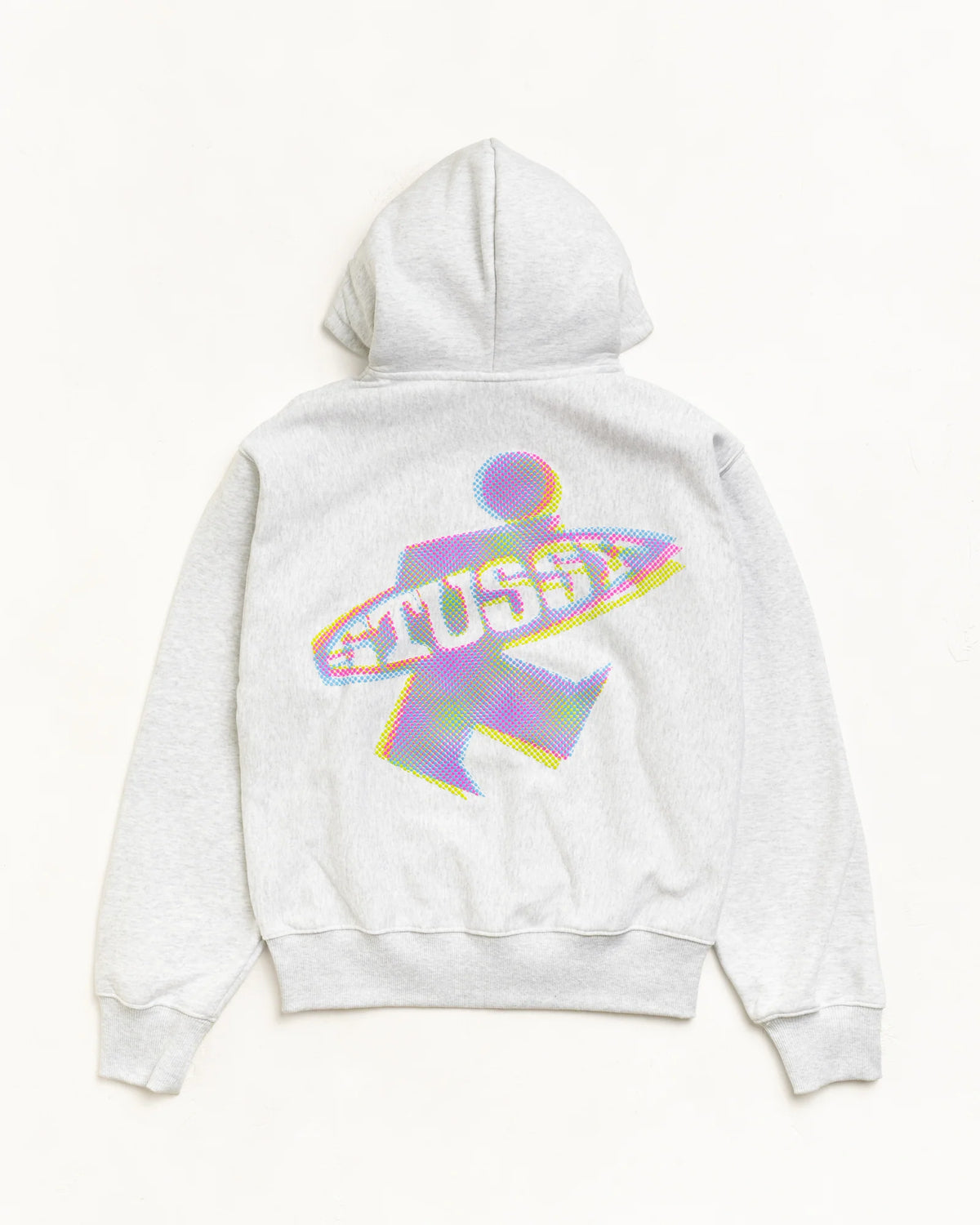 DOT SURF ZIP HOOD ASH HEATHER