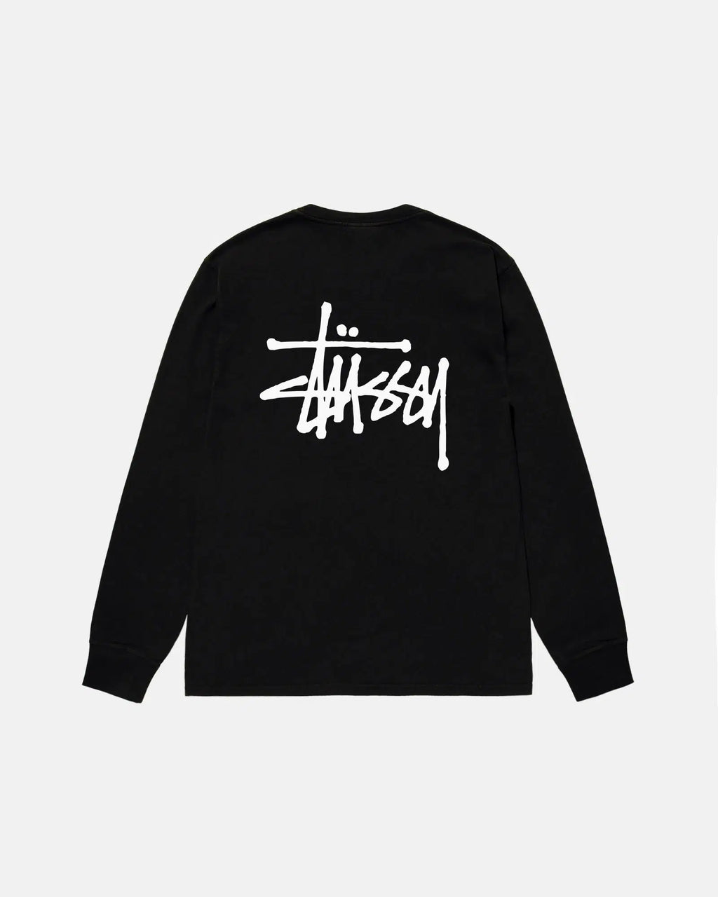 BASIC STUSSY LS TEE BLACK