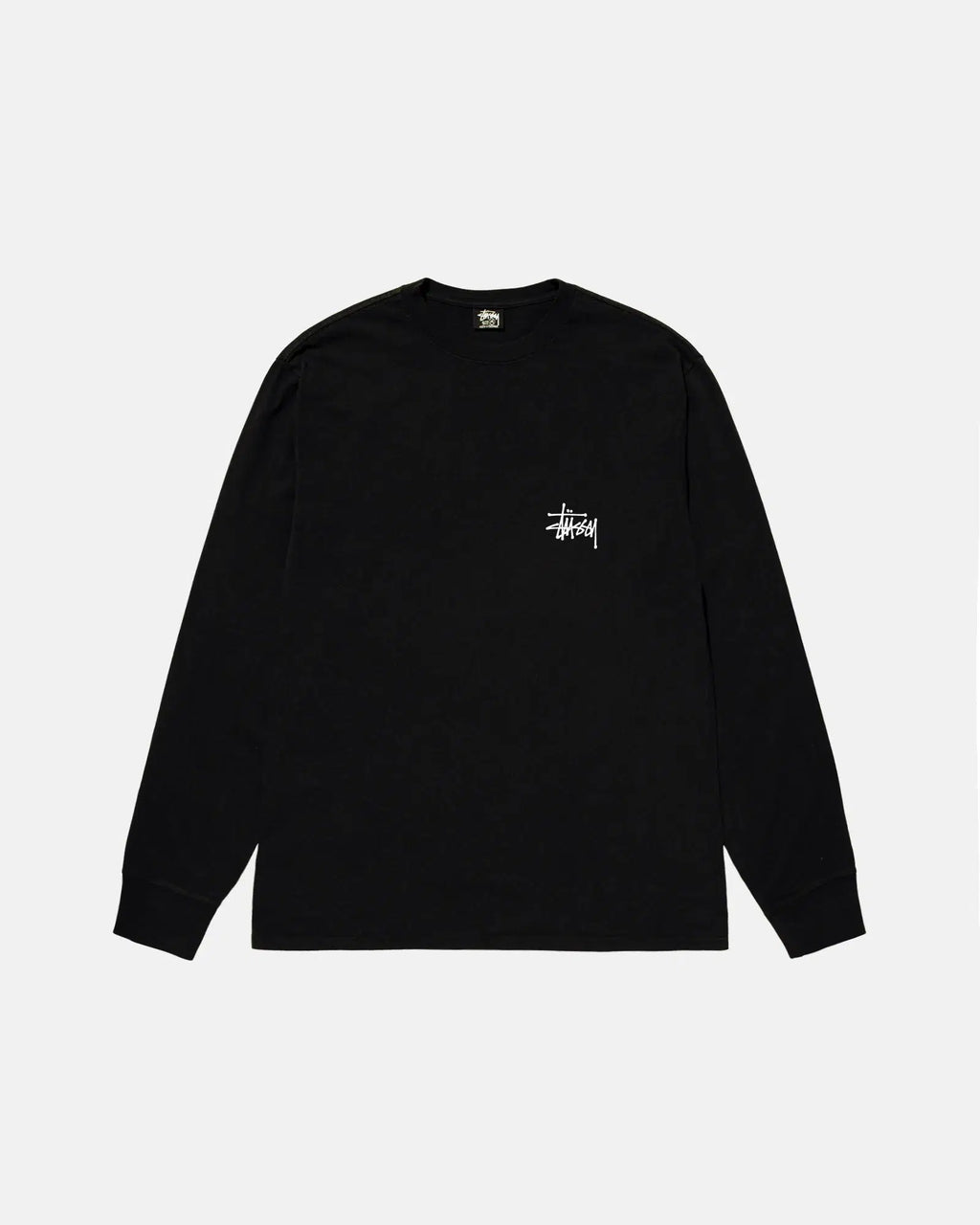 BASIC STUSSY LS TEE BLACK